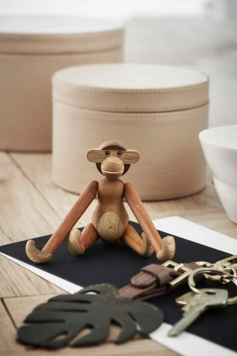 Kay Bojesen Denmark Wooden Monkey, mini, teak