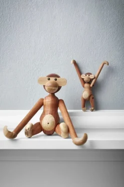 Kay Bojesen Denmark Wooden Monkey, mini, teak