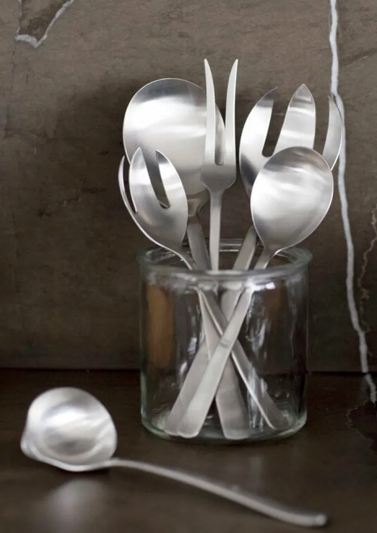 Kay Bojesen Grand Prix serving set, 3 pcs, polished stainless steel