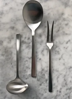 Kay Bojesen Grand Prix serving set, 3 pcs, polished stainless steel