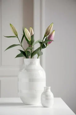 Kähler Omaggio vase, large, pearl