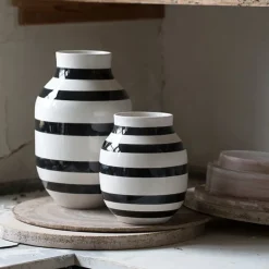 Kähler Omaggio vase, medium, black