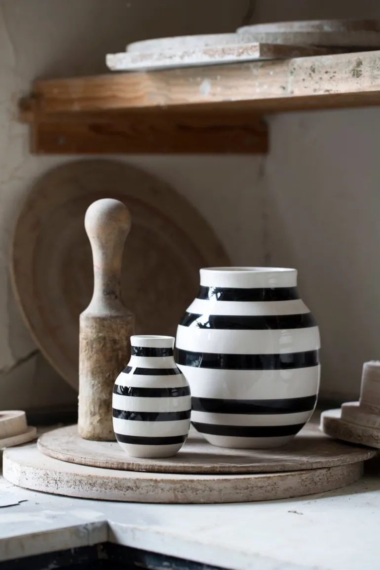 Kähler Omaggio vase, medium, black