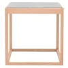 Klassik Studio Cube table, soaped oak - light grey marble