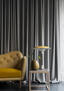 Klassik Studio Cube table, soaped oak - grey marble