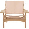 Klassik Studio Hunting Chair, oak - natural leather