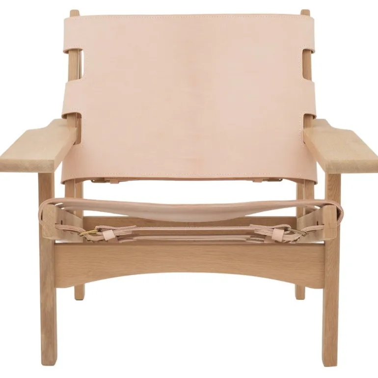Klassik Studio Hunting Chair, oak - natural leather