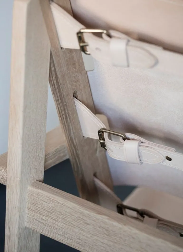 Klassik Studio Hunting Chair, oak - natural leather