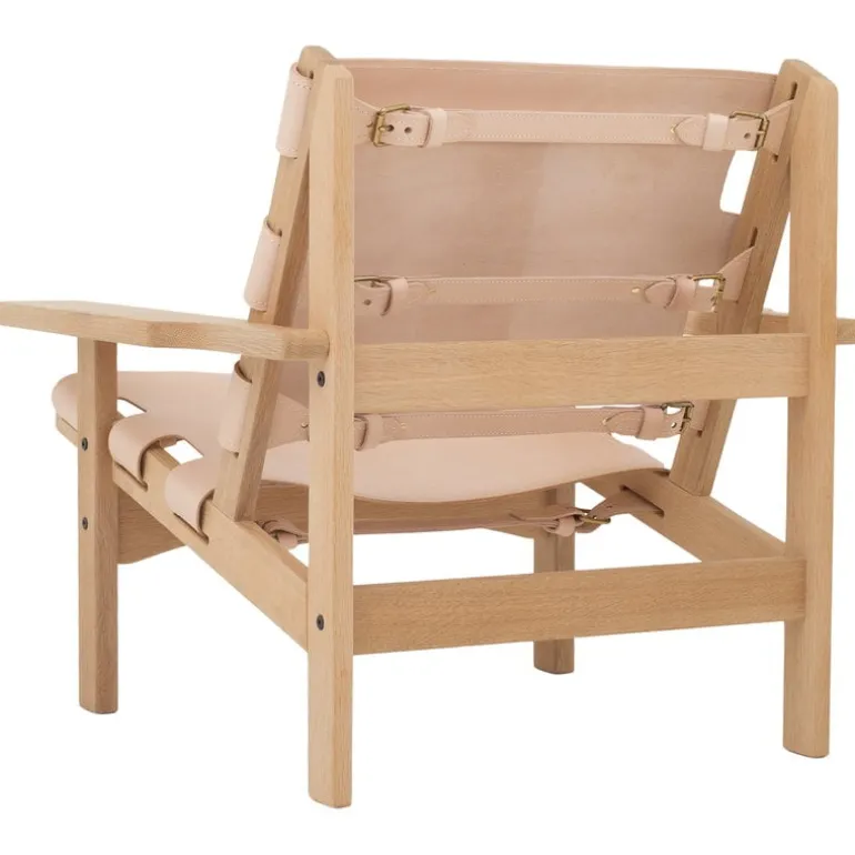 Klassik Studio Hunting Chair, oak - natural leather