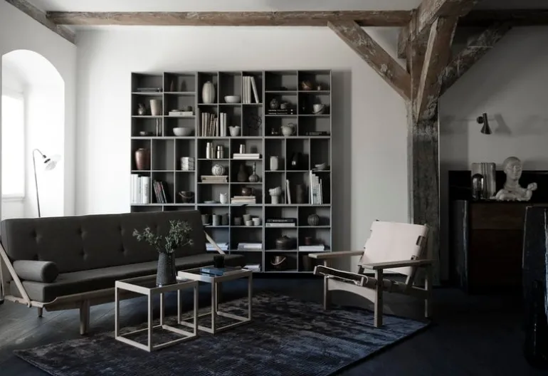 Klassik Studio Hunting Chair, oak - natural leather