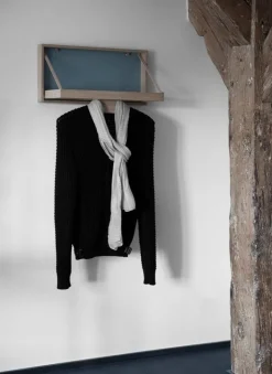 Klassik Studio The Hanger coat rack, oiled oak- matt black