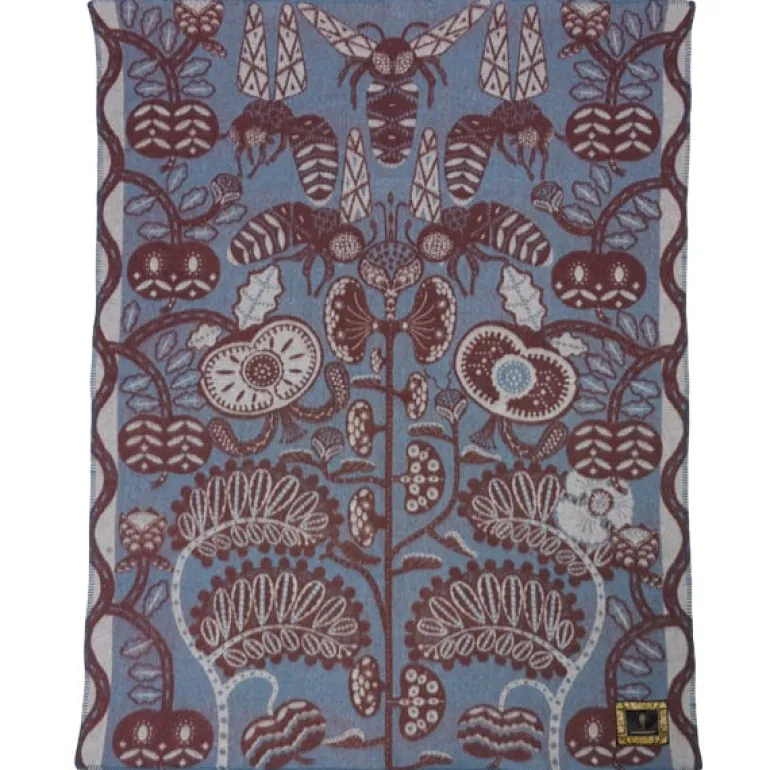 Klaus Haapaniemi & Co. Bees blanket, blue
