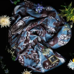 Klaus Haapaniemi & Co. Bees blanket, blue