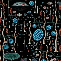 Klaus Haapaniemi & Co. Black Lake wallpaper, matt coated