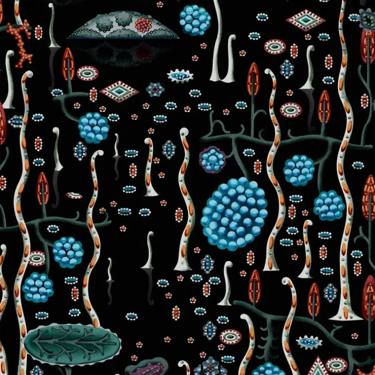 Klaus Haapaniemi & Co. Black Lake wallpaper, matt coated