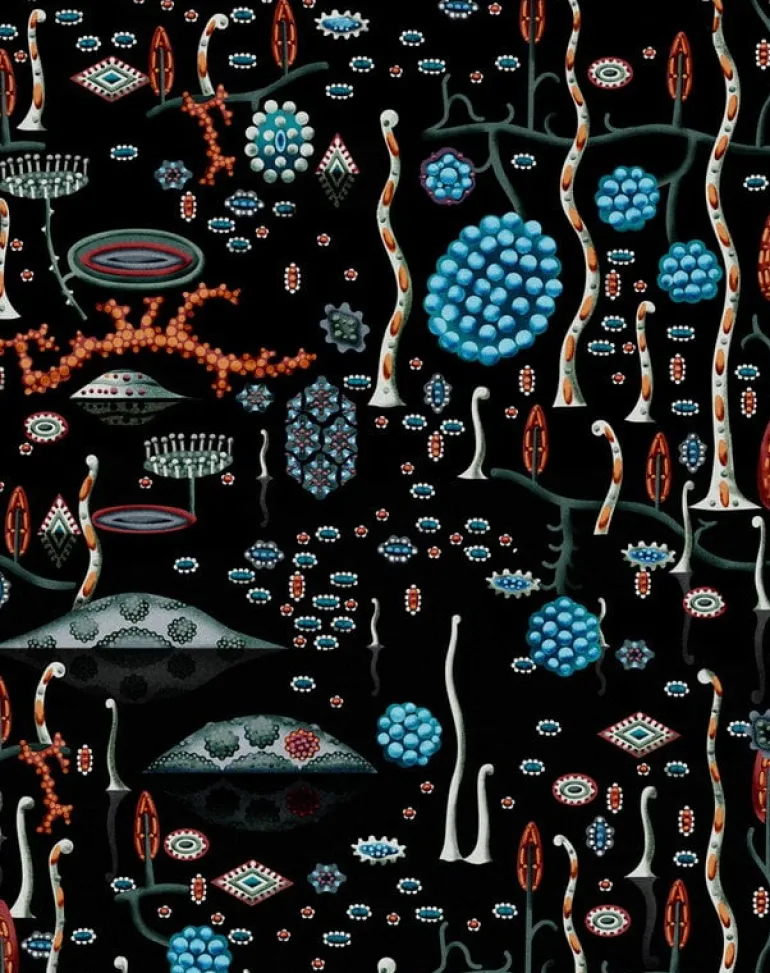 Klaus Haapaniemi & Co. Black Lake wallpaper, matt coated