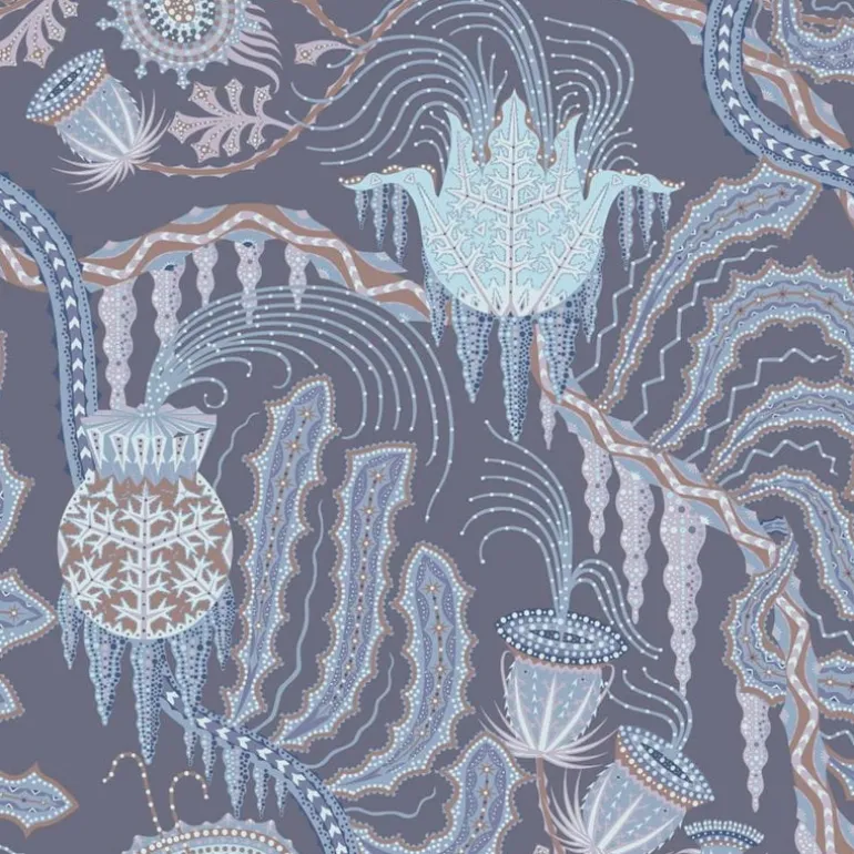 Klaus Haapaniemi & Co. Ice Palace Blue wallpaper, uncoated