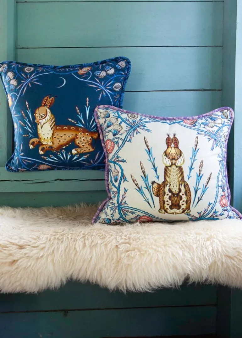 Klaus Haapaniemi & Co. Lynx Sunlight cushion cover, 50 x 50 cm