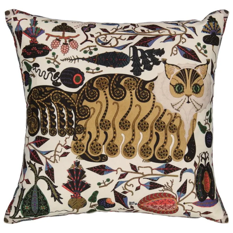 Klaus Haapaniemi & Co. Les Chats Norma cushion cover, linen