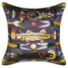 Klaus Haapaniemi & Co. Misto Mare Fish cushion cover, 50 x 50 cm, silk