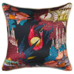 Klaus Haapaniemi & Co. Misto Mare Prawn cushion cover, 50 x 50 cm, silk