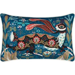 Klaus Haapaniemi & Co. Running Hare cushion cover, linen-cotton