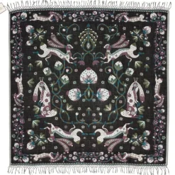 Klaus Haapaniemi & Co. Rabbit shawl 150 x 150 cm, forest