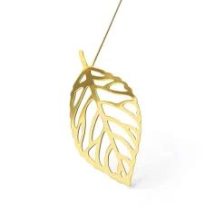 Klong Brass Leaves Wood ornamental plant support, 2 pcs