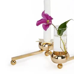 Klong Constella stars, brass, 5 pcs