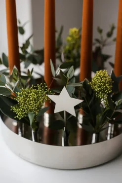 Klong Jubel Advent candleholder/vase, stainless steel