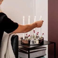 Klong Jubel Advent candleholder/vase, stainless steel