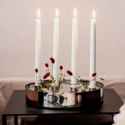 Klong Jubel Advent candleholder/vase, stainless steel