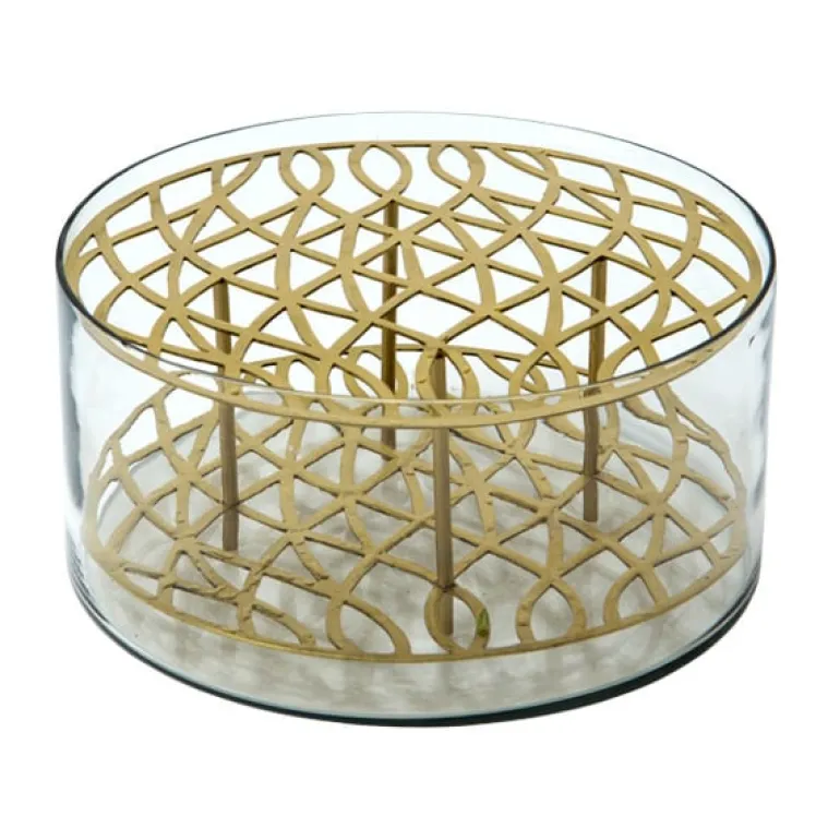 Klong Äng vase, large, brass