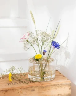 Klong Äng vase, small, brass