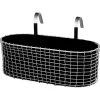 Korbo Balcony planting basket, acid proof stainless steel