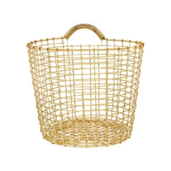 Korbo Bin 16 wire basket, brass