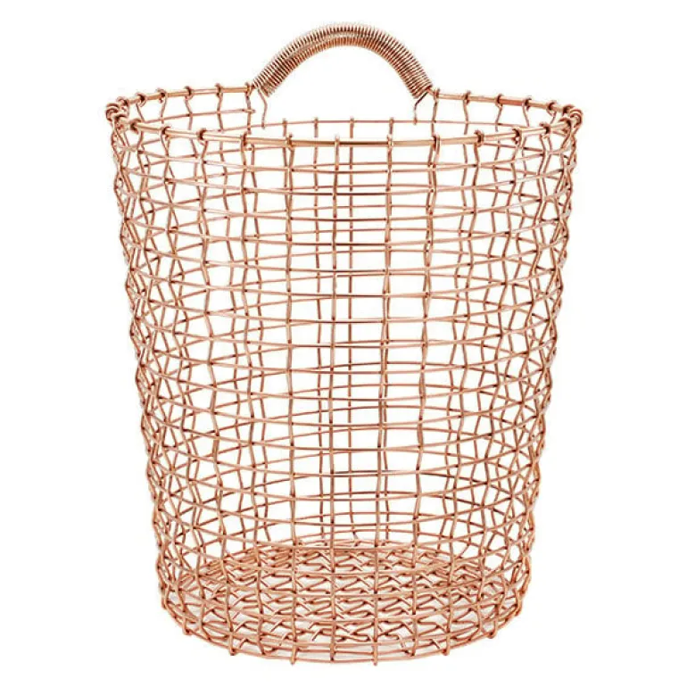 Korbo Bin 18 wire basket, copper