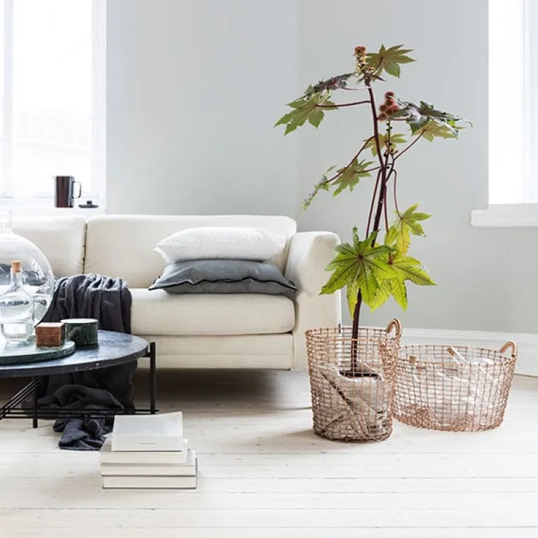 Korbo Bin 18 wire basket, copper