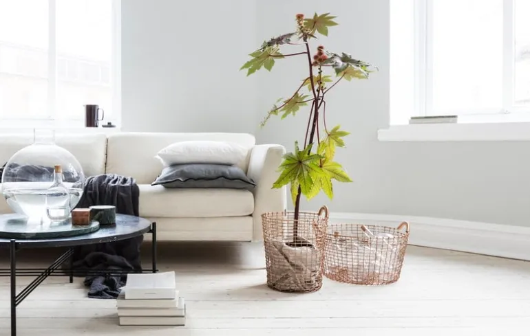 Korbo Bin 18 wire basket, copper