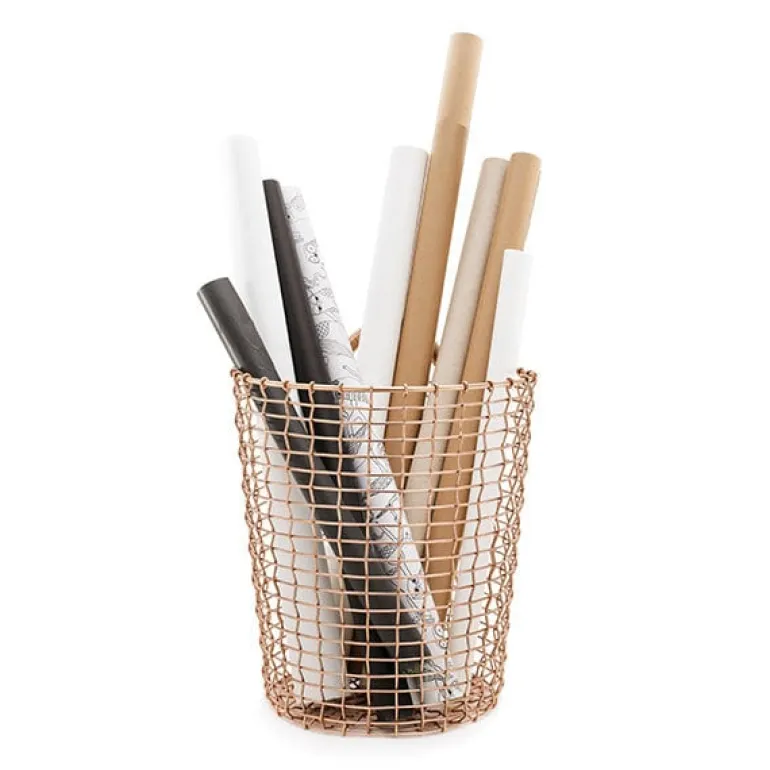 Korbo Bin 18 wire basket, copper
