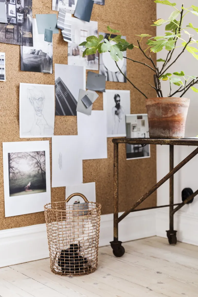 Korbo Bin 18 wire basket, copper