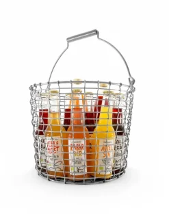 Korbo Bucket 16 wire basket, acid proof stainless steel