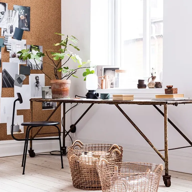 Korbo Classic 35 wire basket, copper