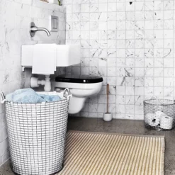 Korbo Laundry bag for wire basket Classic 80, black