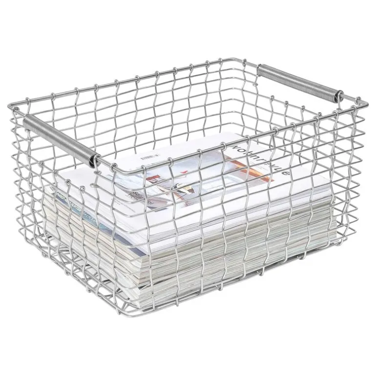 Korbo Rectangular 15 wire basket, acid proof steel