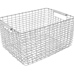 Korbo Rectangular 23 wire basket, galvanized
