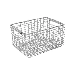 Korbo Rectangular 15 wire basket, galvanized