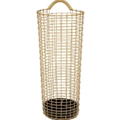 Korbo Umbrella Bin, brass