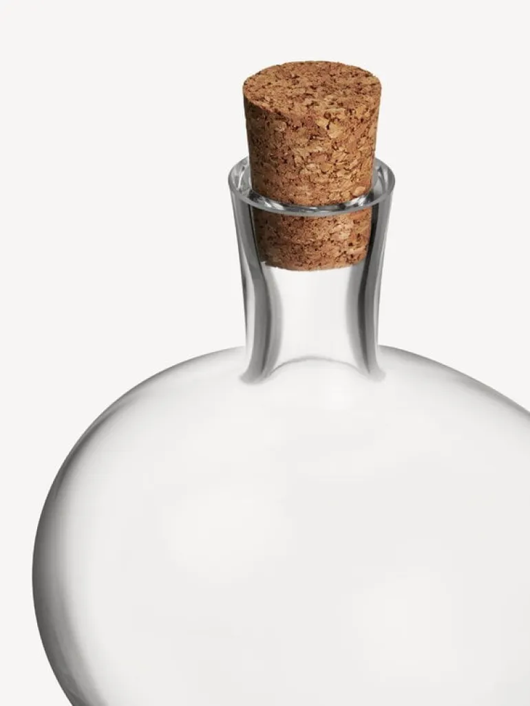 Kosta Boda Bod bottle, 230 mm, clear - cork