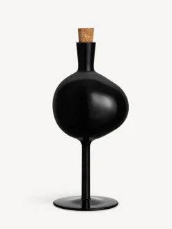 Kosta Boda Bod bottle, 306 mm, black - cork